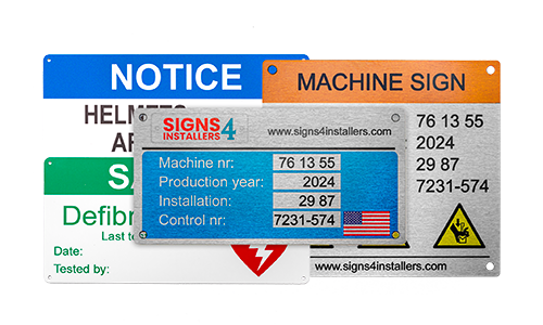 Aluminum labels