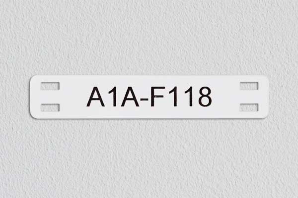 Engraved Cable Marker Example