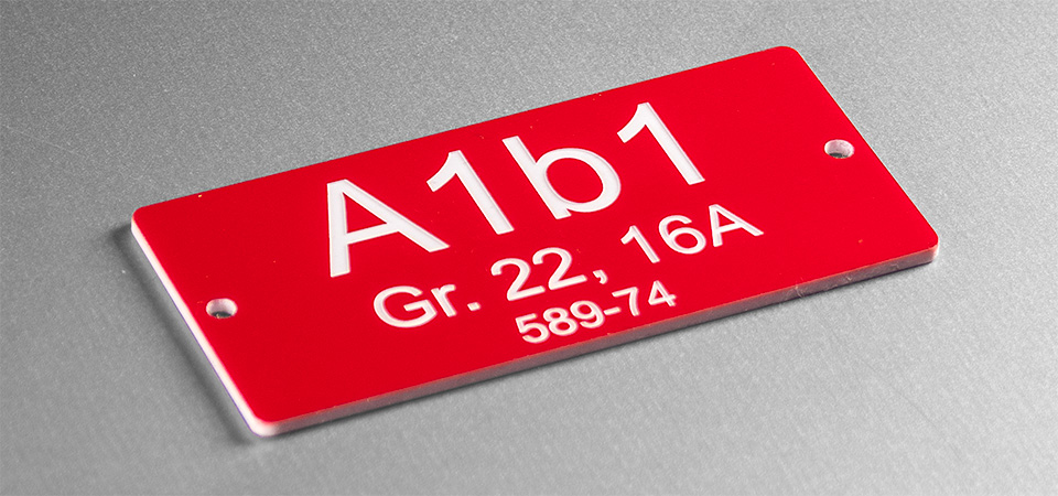 Custom Engraved Plastic Signs