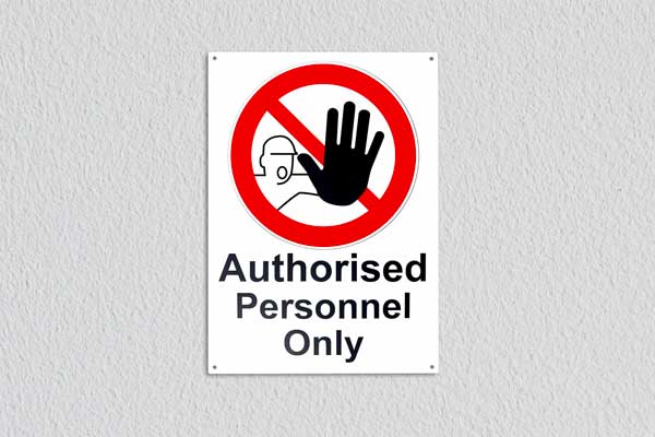 Prohibition sign