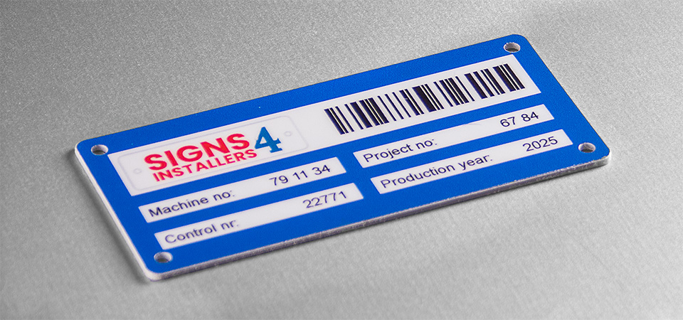 Custom Printed Plastic Signs