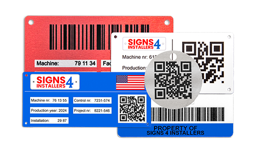 QR & Barcode signs