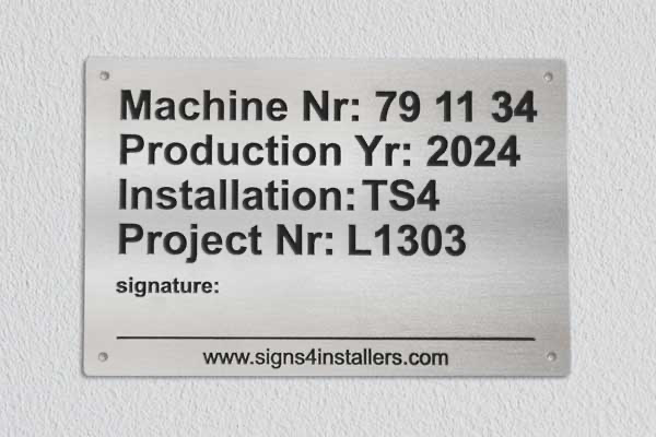 Stainless Sign 4