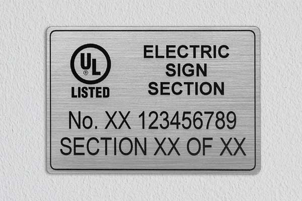 Brushed Aluminium Sticker