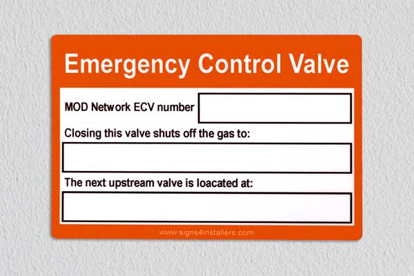 Emergency control Valve